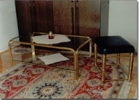 Mesingani stočić i stolica